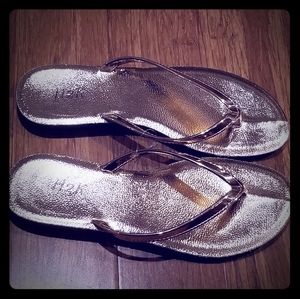 H2K Rose gold sandals